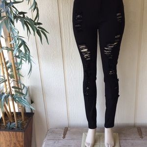 U Jeans - Distressed jeans - Black - NWT